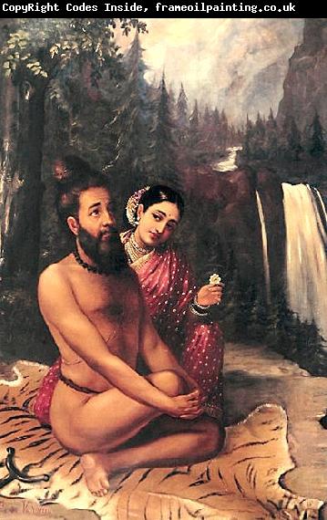 Raja Ravi Varma Vishwamitra and Menaka